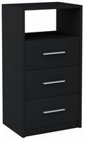 Komoda spintelė BLACK 40 cm stalčių knygų spinta