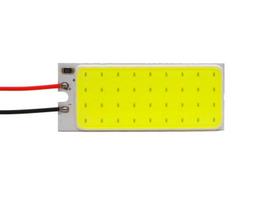LED pakaitalas kaitrinėms lemputėms MotoLEDy, 50x20 LED COB paneel 12V W5W, C5W, BA9S, T10, SV8.5, T4W 500lm