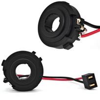 Adapteriai LED lemputėms MotoLEDy H7, Adapter H7 LED-pirnidele koos äärisega, VW GOLF, Scirocco, Jetta, Touran, Sharon - 2 tk.