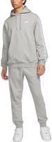 Sportinis kostiumas vyrams Nike M Nk Club Flc Gx Hd Trk Suit Grey FB7296 063, pilkas