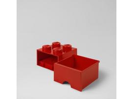 LEGO laikymo blokas, 4 raudonos spalvos