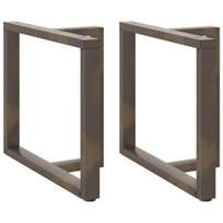 Valgomojo stalo kojelės, x formos, 2 vnt., 100x35x(72-73)cm