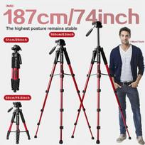 Stovas Aliuminis DSLR trikojis su laikikliu