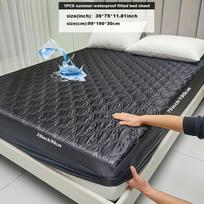 Vandeniui atsparus satino čiužinio užvalkalas,  Paslaptinga juoda