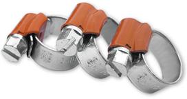 Sąvarža dujinei žarnai 11-18mm Bradas FORCE ORANGE W1