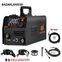 BAZARLAND30. Pusautomatinis suvirinimo aparatas, HVM200, 3 in 1, MIG, MMA, LIFT TIG, Suvirinimo įranga be dujų, IGBT inverteris