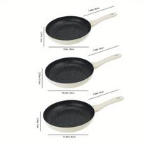 Granito akmens nelipni keptuvė, 11 colių 28 cm
