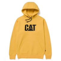 Megztinis vyrams su gobtuvu Cat W10646, geltonas, S