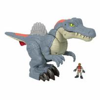 Dinozauras su priedu Fisher Price, pilkas, 2d.