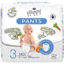 Sauskelnės-kelnaitės Happy Pants Midi, 3 dydis, 26 vnt.