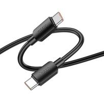 Hoco USB-C į USB-C laidas Hoco PD 6A 100W 1 m X96 juodas
