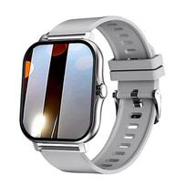 Išmanusis laikrodis Smart watch, pilko metalo