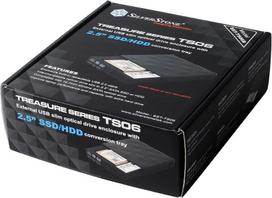 Silverstone Sst-ts06 2.5" Ssd/hdd adapteris 12.7mm, juodas