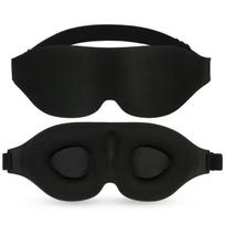 3D Unisex Miego Kaukė Juoda 1 vnt., M/L
