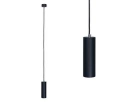 Pakabinamas lubinis šviestuvas iš serijos "Modern & Scandi": Karadon 5.6X17cm GU10 - juodas