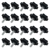 Varžtai su žvaigždine galvute M6 x 20 mm, 20 vnt.