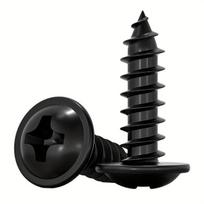 Juodi anglinio plieno savisriegiai varžtai, M4 x 10mm 50vnt