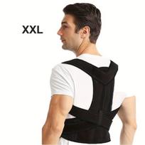 Reguliuojamas laikysenos korektorius nugarai, unisex kvėpuojantis diržas. , XXL