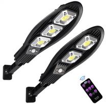 Gatvės šviestuvas su saulės elementu 3 Led. COB. taškų