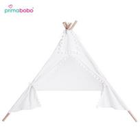 Primabobo Teepee palapinė vaikams 110×110 cm, balta