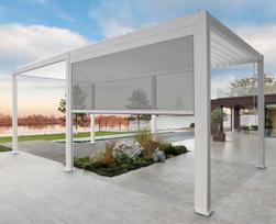 Roletas pavėsinei Pergola Premium White, 4m