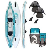 Pripučiama baidarė Spinera Kayak Adriatic 430 Light, mėlyna/balta