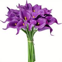Dirbtinės kalijų gėlės dekorui,  Vynuogių violetinė