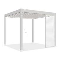 Horizontalios žaliuzės pavėsinėms Pergola ELEGANCE/DELUXE/FUSION 1 m, White (93 cm)