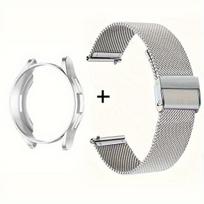Dangtelis ir dirželis Samsung Galaxy Watch,  Sidabrinis