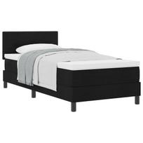 vidaXL Kiemas lova su galvūgalio Juodas 90 x 200 cm audinys