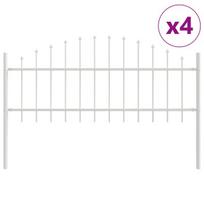 vidaXL Sodo tvora Woerden 4 pcs Balta