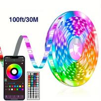USB LED juosta su 44 klavišų pultu, 100 pėdų / 30 m