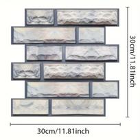 3D akmens imitacijos lipnios plytelės, 537