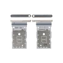 SIM kortelės laikiklis Samsung S911 / S916 S23 / S23 Plus Dual Cream originalus (service pack)