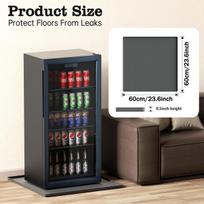 Silikoninis apsauginis padėklas po mini šaldytuvu 60x60 cm