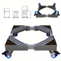 Reguliuojamas stovas skalbimo mašinai, šaldytuvui su ratukais
