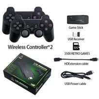 Žaidimų konsolė 4K HD vaizdo žaidimų konsolė Game Stick 4k 10000 Games 2.4G dvigubas belaidis valdiklis Retro TV Game Stick 4 k, Stick 4k 3500 žaidimai