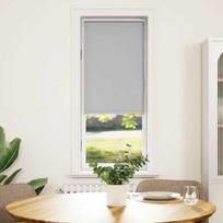 Roletas blackout smėlio šviesiai pilka 50x175 cm audinio plotis