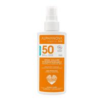 Apsauginis purškiamas kremas nuo saulės Alphanova Sun SPF 50, 125 ml