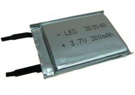 Akumuliatorius LP303040 300mAh Li-Polymer 3.7V be pcm