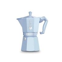 Italų kavinukas - BIALETTI - MOKA Exclusive - 6 puodelių - Pastelinė mėlyna