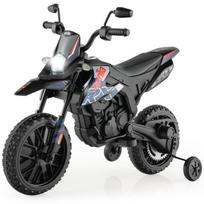 Vaikiškas elektrinis motociklas Costway Aprilia, mėlynas