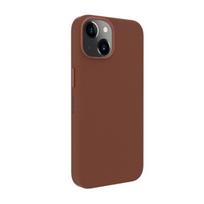 „Evelatus Apple iPhone 14“ natūralios odos dėklas, rudas, su „MagSafe“ apsauga.