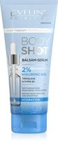 Drėkinamasis balzamas-serumas Eveline Cosmetics Body Shot 2% Hyaloronic Acid, 200 ml