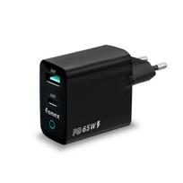 Fonex Type-C Power Delivery tinklo įkroviklis FAST, 65W, juodas