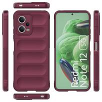 Elastingas dėklas Xiaomi Redmi Note 12 5G / Poco X5 5G Magic Shield, bordo spalvos