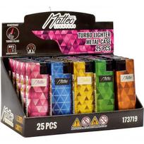 Matteo žiebtuvėlis Triangle 173719 Metallic Turbo 25vnt