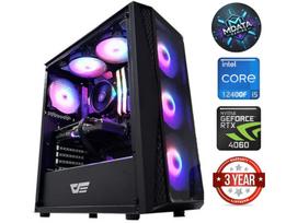 Kompiuteris MDATA GAMING Core i5-12400F 16GB 4TB SSD RTX 4060 NoOS