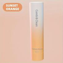 2-in-1 naminių plaukų valiklis ir šepetys katėms ir šunims,  Twilight Orange