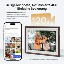 Skaitmeninis nuotraukų rėmelis Arzopa D10 Wifi Skaitmeninis Nuotraukų Rėmelis 10.1" Hd Jutiklinis Ekranas